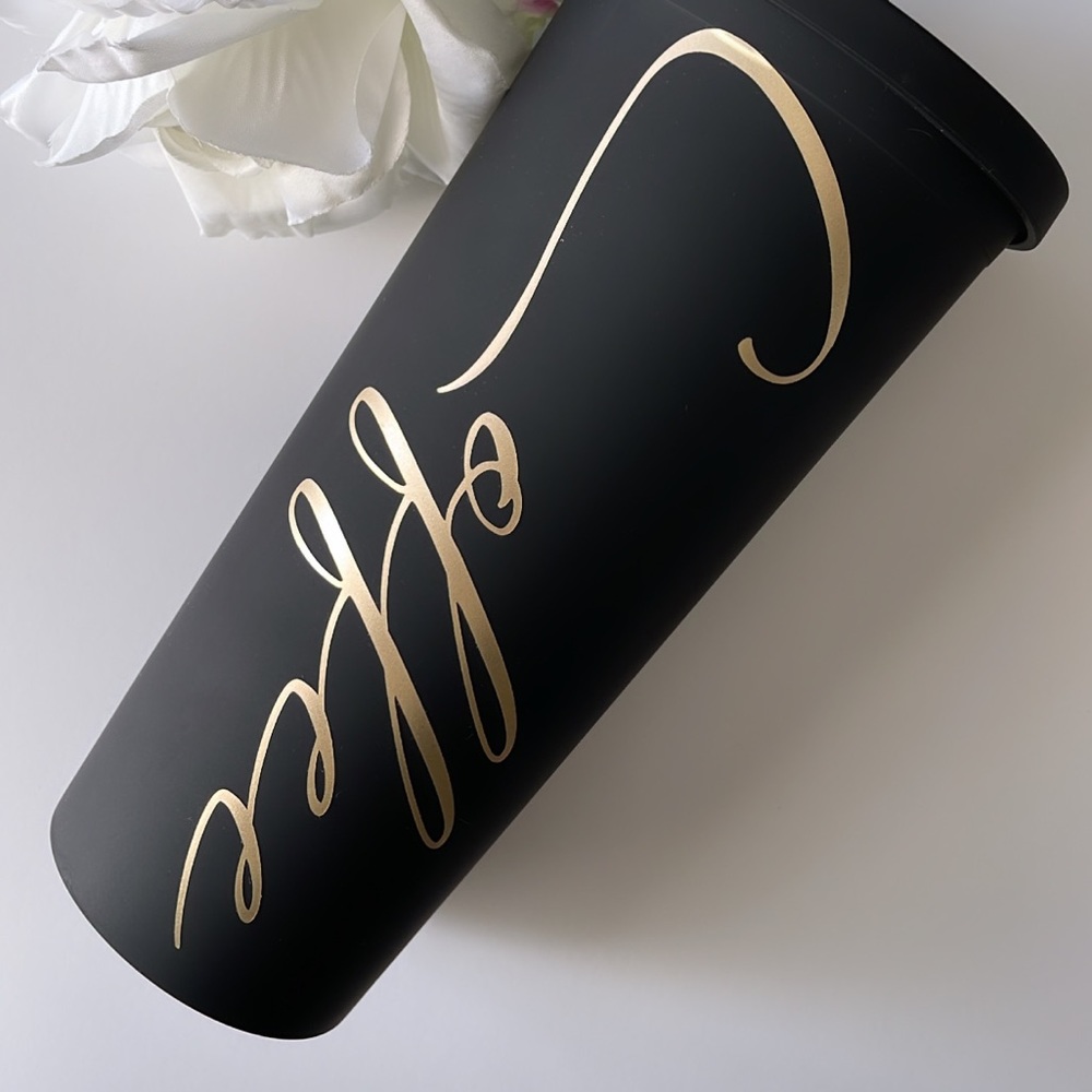 (New) Black Matte Tumbler